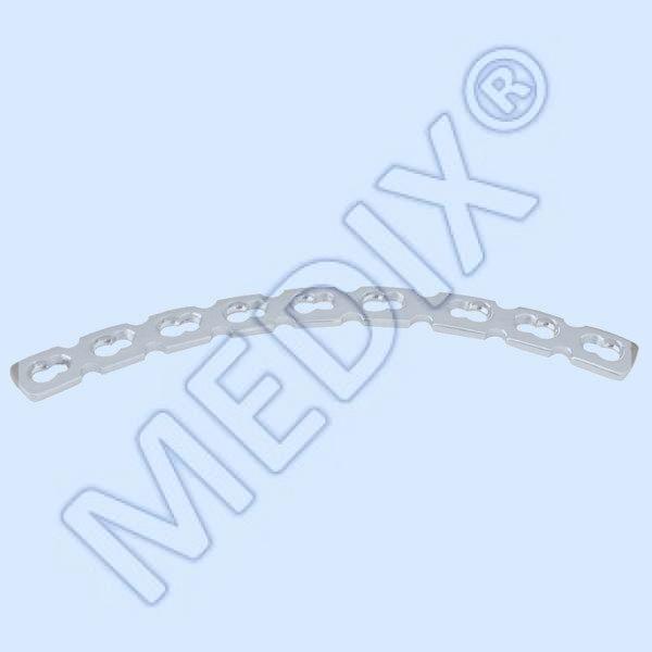 CODE-139 <br>PLACA DE RECONSTRUCCIÓN DE BLOQUEO SEGURO DE 4,5 mm / 5,0 mm, CURVA