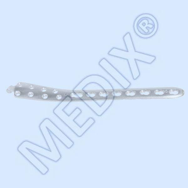 CODE-143 <br>PLACA PARA TIBIA DISTAL DE BLOQUEO SEGURO DE 3,5 mm / 4,5 mm / 5,0 mm