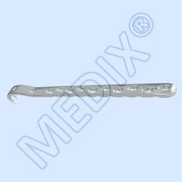 CODE-154 <br>PLACA DE FÉMUR PROXIMAL DE BLOQUEO SEGURO DE 6,5 mm/5,0 mm y 7,3 mm/5,0 mm CON GANCHO